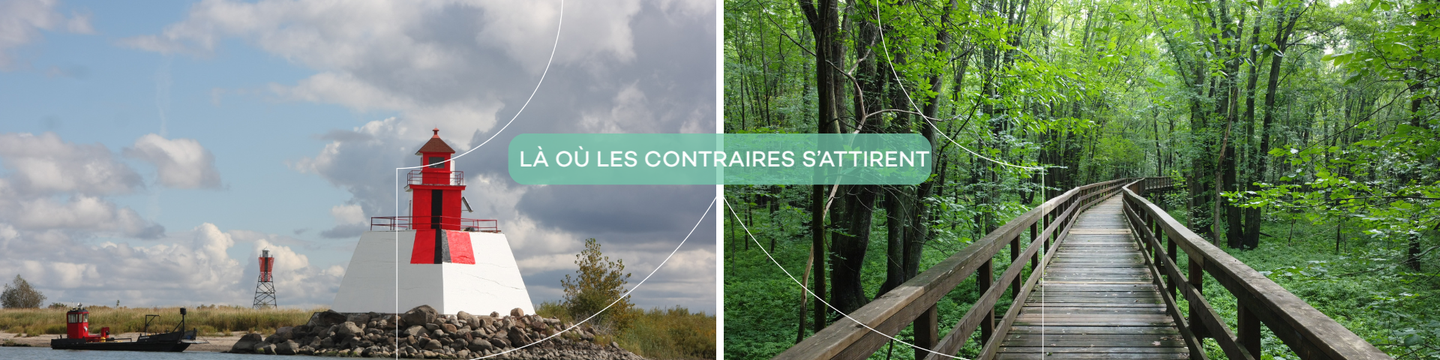 Image page à propos - là où les contraires s'attirent